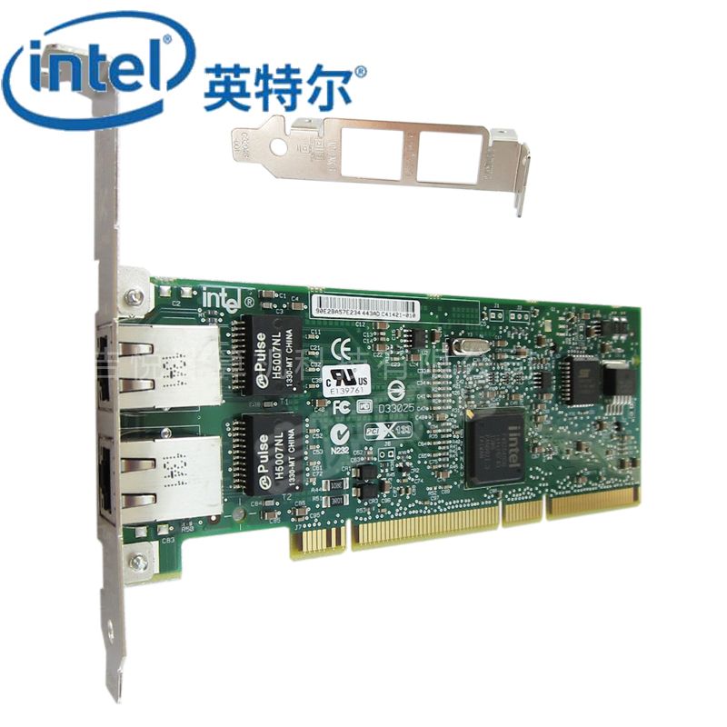 intel千兆网卡PWLA8492MTBLK服务器PCI双口82546芯片