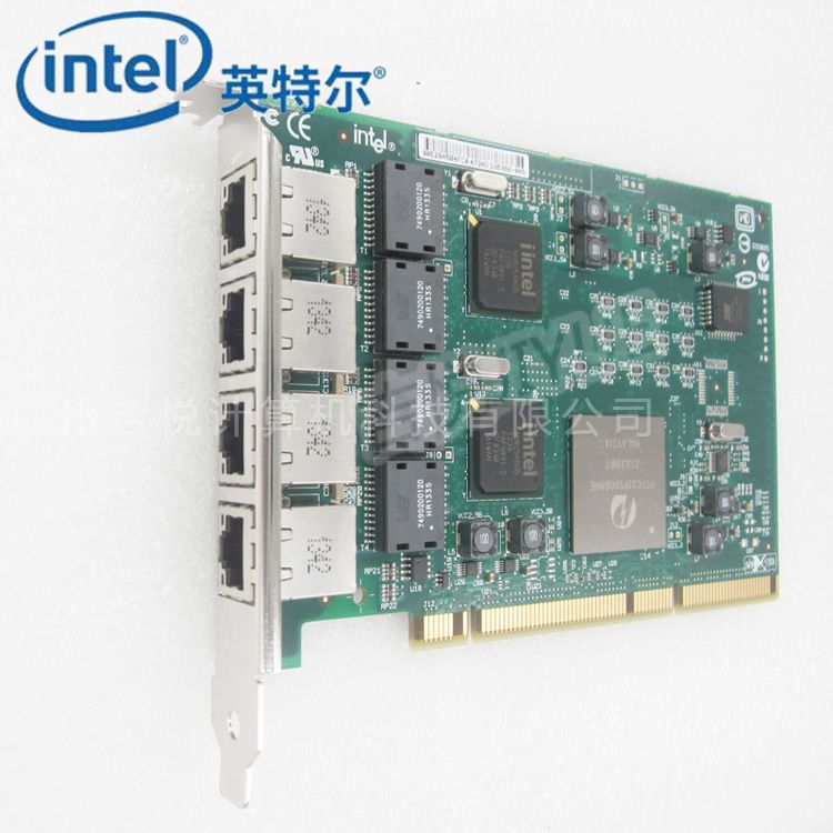 Intel网卡PWLA8494GT四口PCI千兆82546服务器网卡